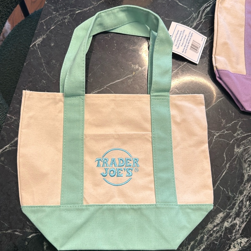 Trader Joe’s Lavender Pastel Mini Tote